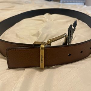 Coach reversible belt, black/brown… Never used